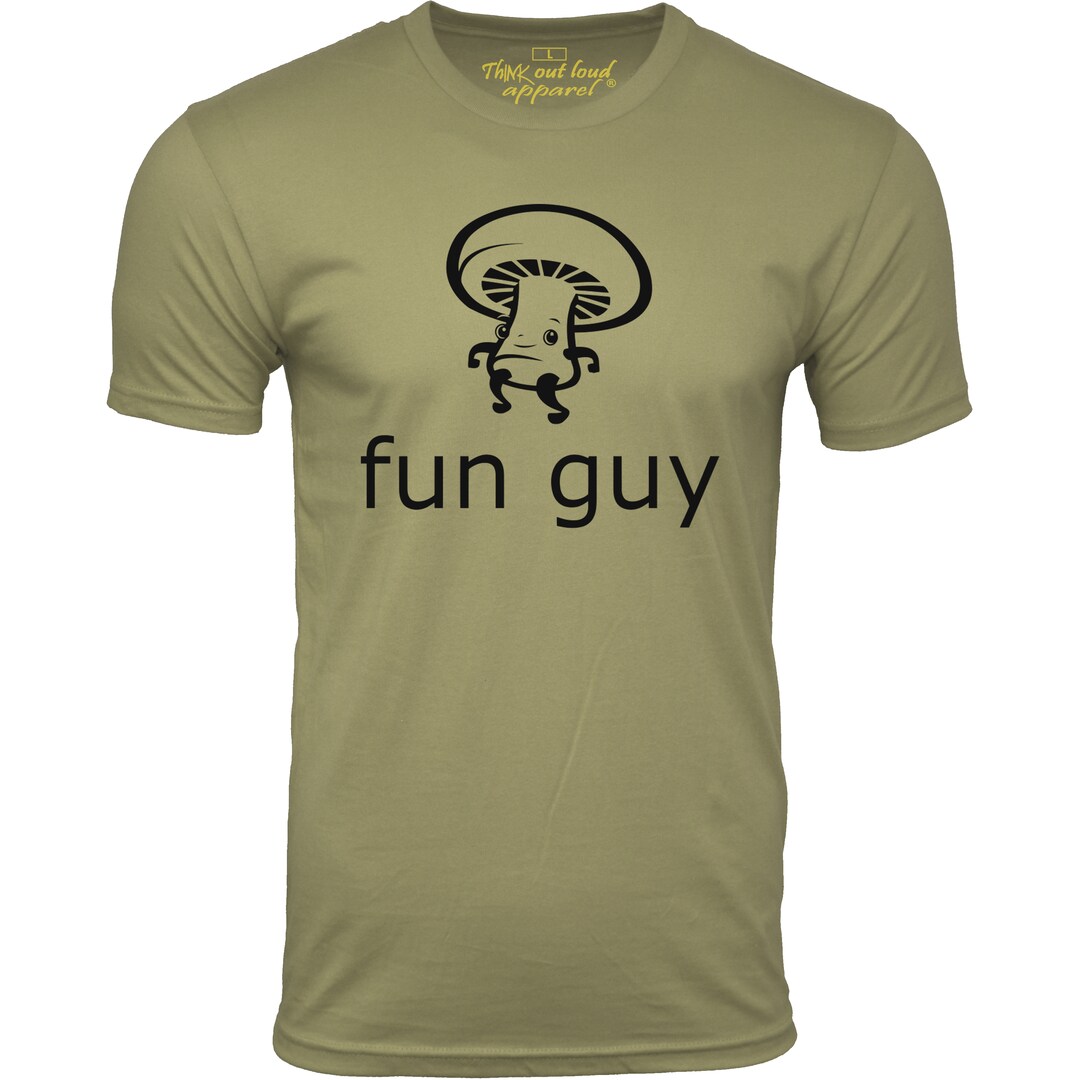 Fun guy funny T shirt Screenprinted Mushroom Humor Tee gifts for Guys Gifts for Men Funny Mushroom Tee Funguy T-Shirt MakerPlace by Michaels